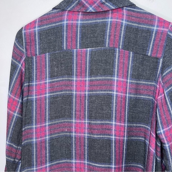 Zara Plaid Mini Shirt Dress with Pockets Size Small - Picture 11 of 13